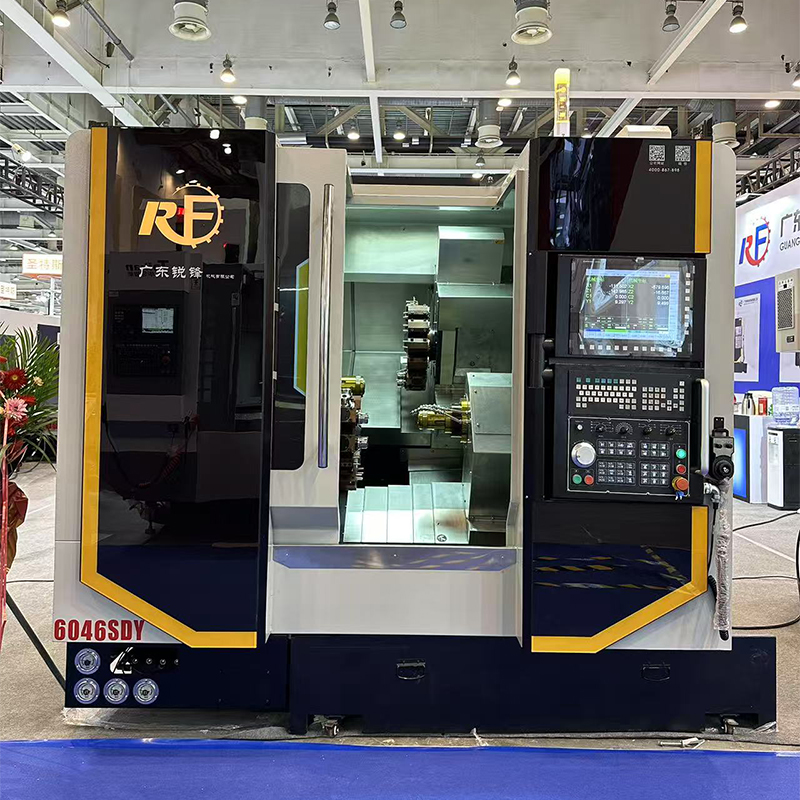 Подвійний шпиндельний CNC токарний станок